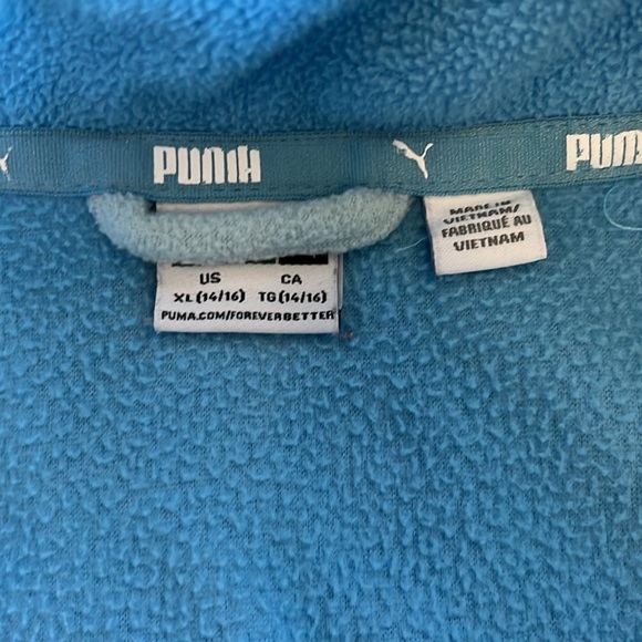 Youth XL (14/16) Puma fleece sweatshirt - Picture 3 of 3